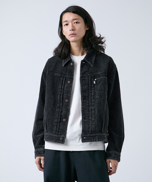 ベーセーストック（B．C STOCK）/フェード加工 コーディロイ トラッカーブルゾン B.C STOCK（ベーセーストック） ブルゾン アウター フェード加工