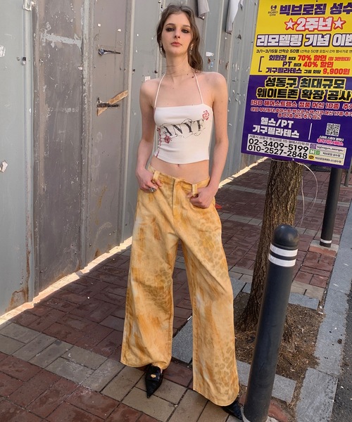 SENSELF パンツ SANSeLF（サンセルフ） パンツ FREE イエロー レディース : ZOZOTOWN