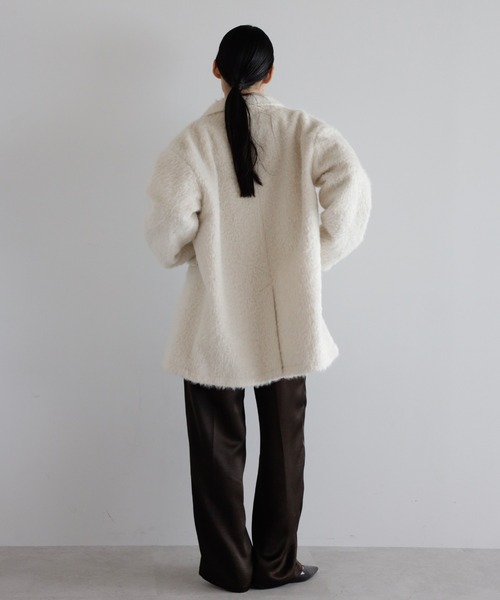 aere shaggy jacket coat シャギージャケットコート　アエレ aere／アエレ／shaggy jacket coat 36