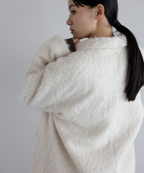 ENC コート アウター shaggy jacket coat / シャギージャコット