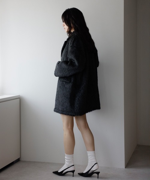ENC コート アウター shaggy jacket coat / シャギージャコット