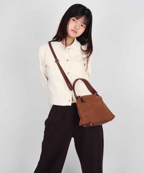 ショルダーバッグ バッグ 「 ammy. / エイミードット 」 スエード