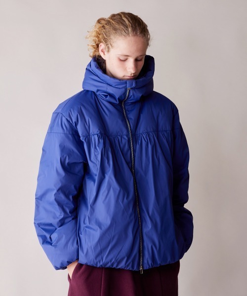 rehacer（レアセル） ダウンジャケット ダウン : Drape Gather Dolman