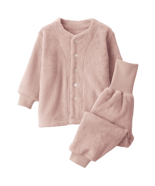 無印良品（MUJI） パジャマ ベビー 着る毛布 腹巻付きお着替えパジャマ