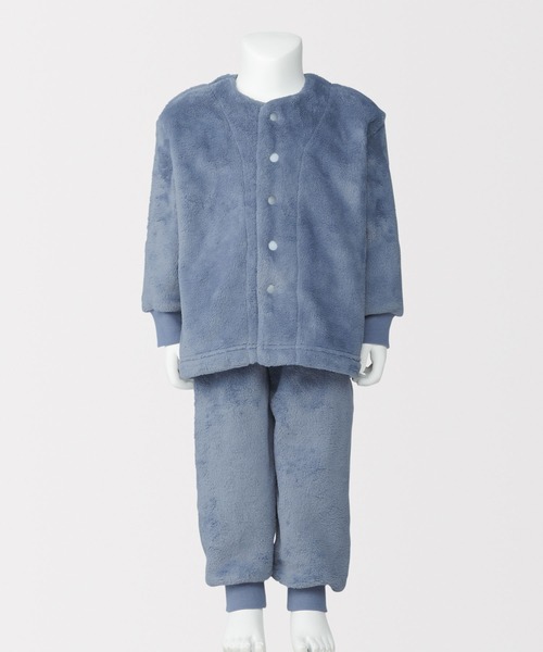 無印良品（MUJI） パジャマ ベビー 着る毛布 腹巻付きお着替えパジャマ