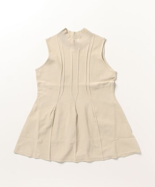 「NEUNA」 ノースリーブニット FREE アイボリー レディース_画像2