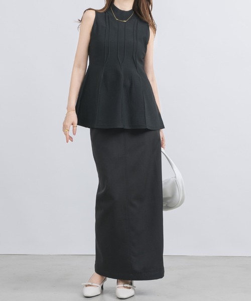 「NEUNA」 ノースリーブニット FREE アイボリー レディース_画像5