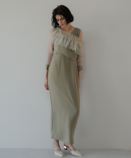 LE'RURE ドレス 3way tulle ruffles dress : ZOZOTOWN Yahoo!店 - 通販
