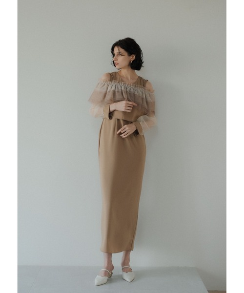 LE'RURE ドレス 3way tulle ruffles dress : ZOZOTOWN Yahoo!店 - 通販