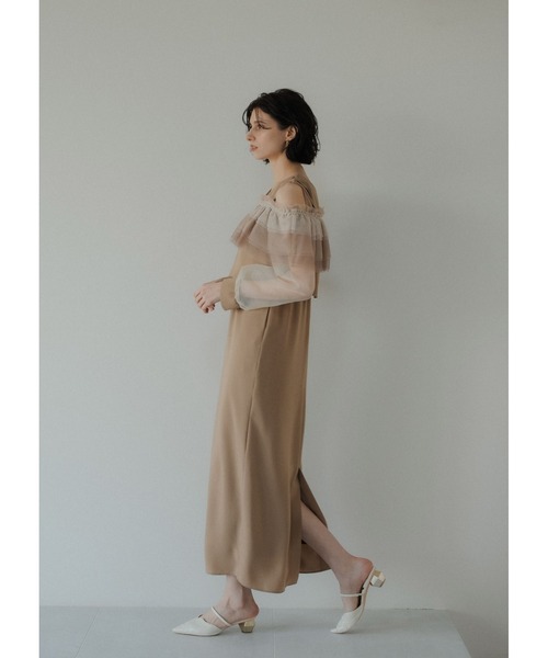 LE'RURE ドレス 3way tulle ruffles dress : ZOZOTOWN Yahoo!店 - 通販