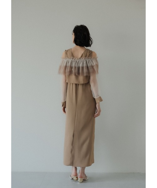 LE'RURE ドレス 3way tulle ruffles dress : ZOZOTOWN Yahoo!店 - 通販