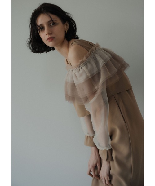 LE'RURE ドレス 3way tulle ruffles dress : ZOZOTOWN Yahoo!店 - 通販