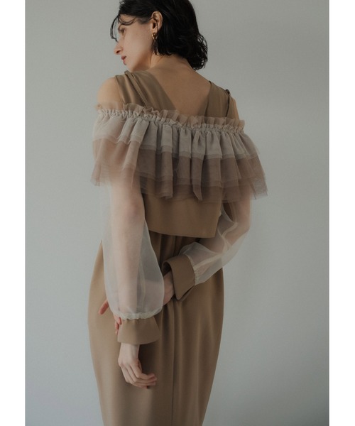 LE'RURE ドレス 3way tulle ruffles dress : ZOZOTOWN Yahoo!店 - 通販