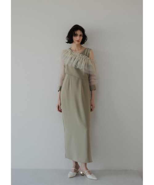 LE'RURE ドレス 3way tulle ruffles dress : ZOZOTOWN Yahoo!店 - 通販