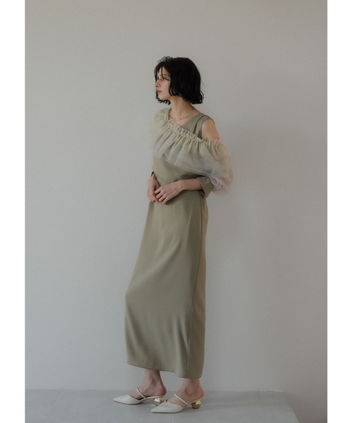 LE'RURE ドレス 3way tulle ruffles dress : ZOZOTOWN Yahoo!店 - 通販
