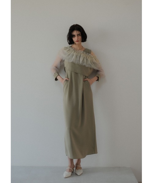 LE'RURE ドレス 3way tulle ruffles dress : ZOZOTOWN Yahoo!店 - 通販