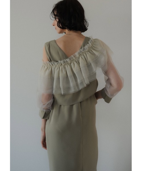 LE'RURE ドレス 3way tulle ruffles dress : ZOZOTOWN Yahoo!店 - 通販