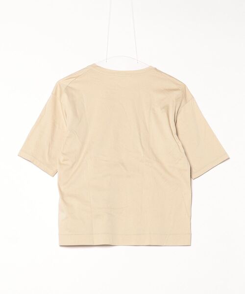 「Demi-Luxe BEAMS」 半袖Tシャツ - ベージュ レディース_画像2