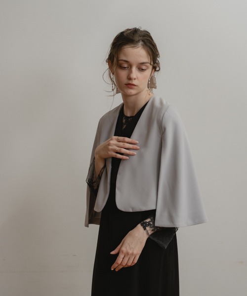 Dorry Doll（ドリードール） ジャケット ノーカラージャケット ケープ