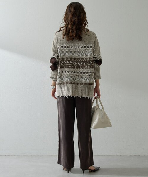 Whim Gazette ニット セーター フェアアイルプルオーバー レディース