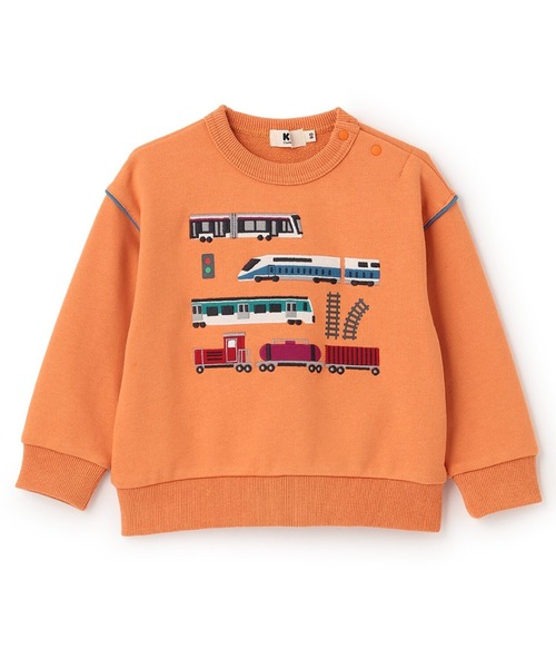 k*a様 KTZ pople トレーナー KP BOY（ケーピーボーイ） トレーナー 電車アップリケ トレーナー