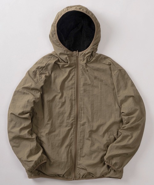 ブルゾン アウター 「81」ファーフリース × ナイロン リバーシブル