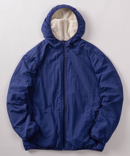 ブルゾン アウター 「81」ファーフリース × ナイロン リバーシブル