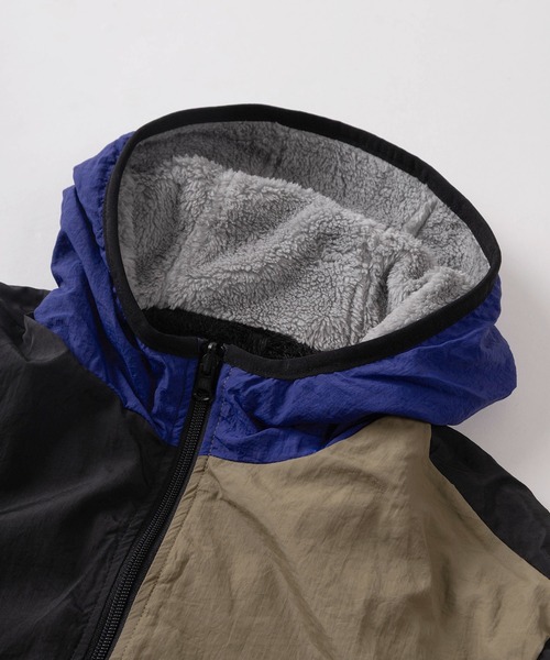 ブルゾン アウター 「81」ファーフリース × ナイロン リバーシブル