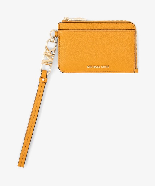 新品 MICHAEL KORS ケース 小銭入れ財布 定期入れ イエロー MICHAEL KORS（マイケルコース） マイケル パスケース 定期入れ ID