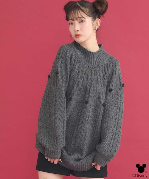 Disney（ディズニー） ニット セーター Disney/ポイントミッキー