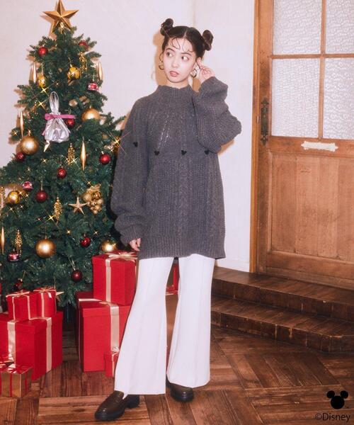 Disney（ディズニー） ニット セーター Disney/ポイントミッキー