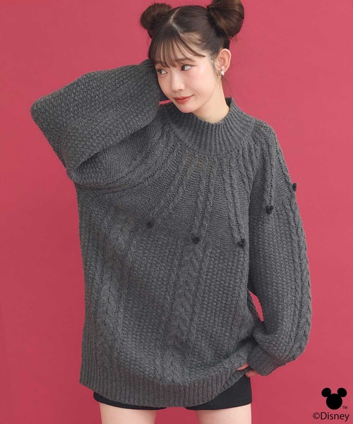 Disney（ディズニー） ニット セーター Disney/ポイントミッキー