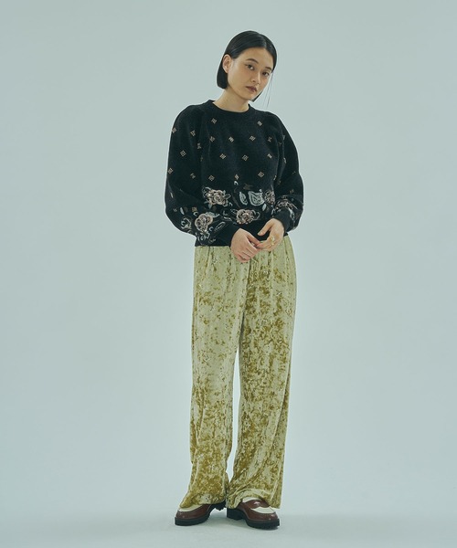 ROSE BUD（ローズバッド） ニット セーター (mici)BEADS and SEQUIN