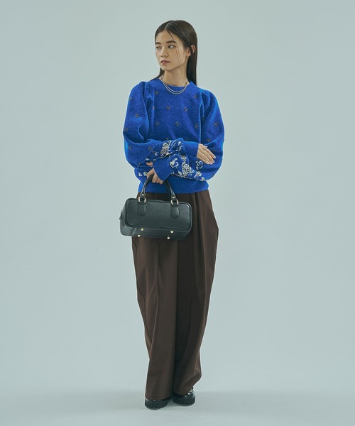 ROSE BUD（ローズバッド） ニット セーター (mici)BEADS and SEQUIN