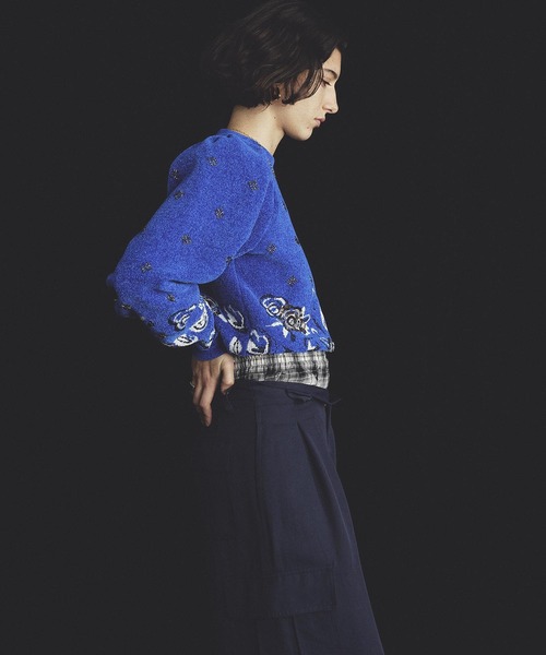 ROSE BUD（ローズバッド） ニット セーター (mici)BEADS and SEQUIN