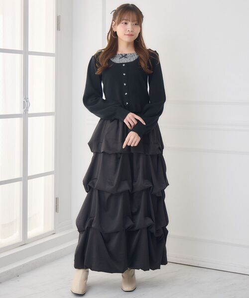 miu03170様 Emsexcite（エムズエキサイト） ニット セーター チェック切替NTPO