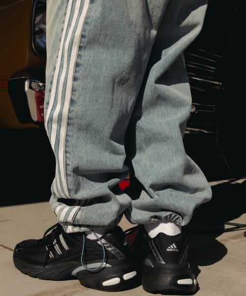 adidas ストレートデニムパンツ 30インチ adidas（アディダス） パンツ W STADIUM C ストレートデニム