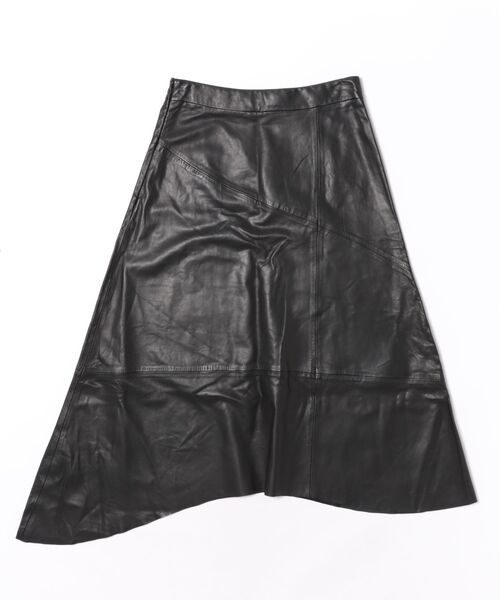スカート GIA LEATHER MIDI SKIRT | GIA レザー ミディ スカートの画像