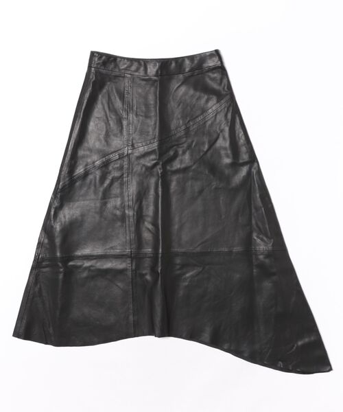 スカート GIA LEATHER MIDI SKIRT | GIA レザー ミディ スカートの画像