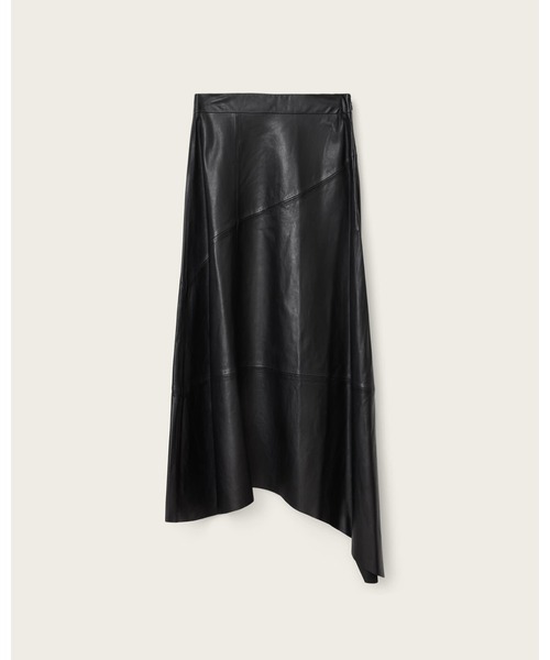 スカート GIA LEATHER MIDI SKIRT | GIA レザー ミディ スカートの画像