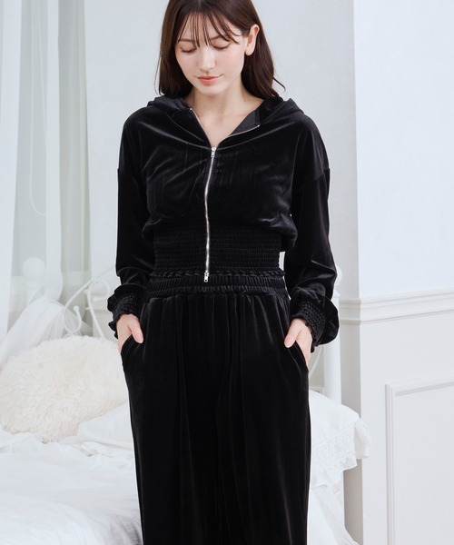 セットアップ 「SET ITEM」velour set up /ベロアセットアップ