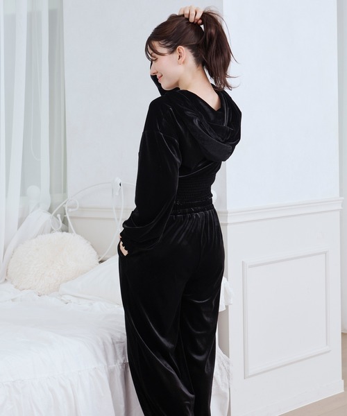 SwagHomies ベロアセットアップ L セットアップ 「SET ITEM」velour set up /ベロアセットアップ