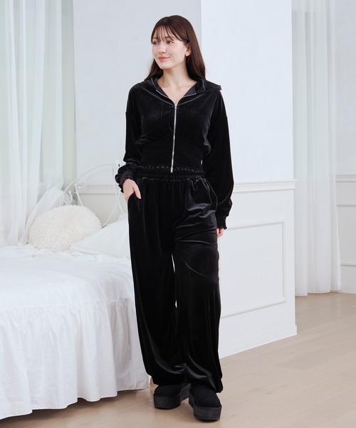 セットアップ 「SET ITEM」velour set up /ベロアセットアップ