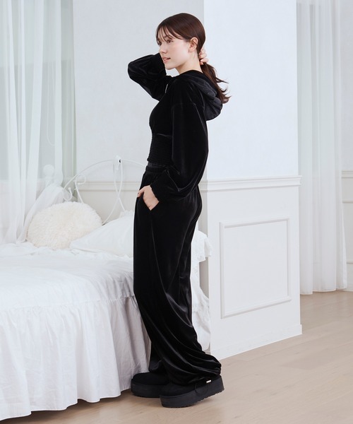 セットアップ velour set up /ベロアセットアップ レディース