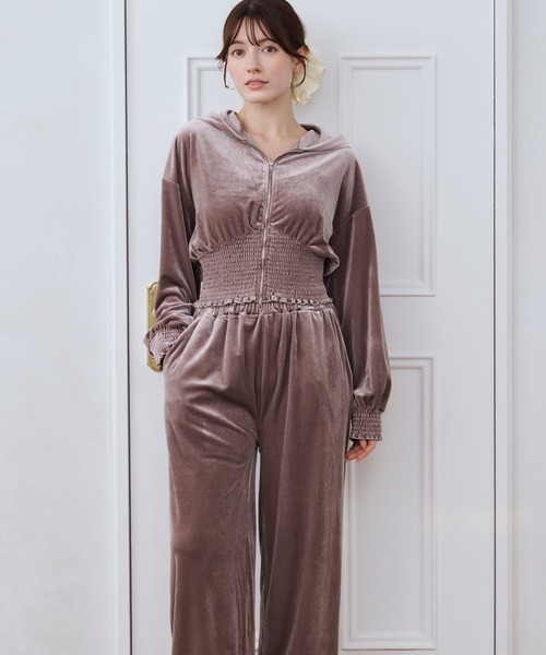 セットアップ velour set up /ベロアセットアップ レディース