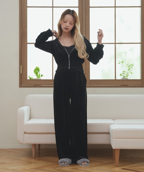 セットアップ 「SET ITEM」velour set up /ベロアセットアップ