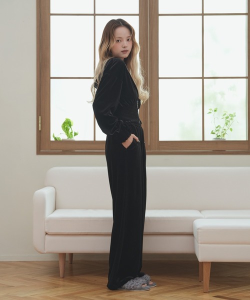  ベロアセットアップ セットアップ 「SET ITEM」velour set up /ベロアセットアップ
