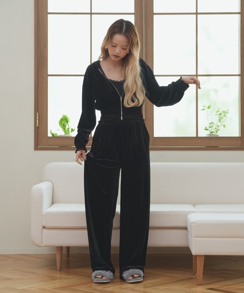 セットアップ 「SET ITEM」velour set up /ベロアセットアップ