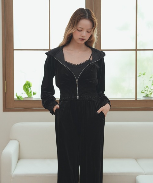 セットアップ 「SET ITEM」velour set up /ベロアセットアップ