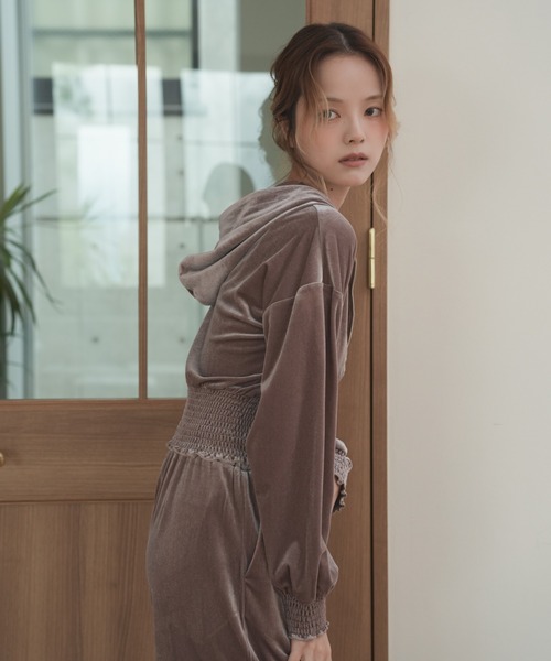 セットアップ 「SET ITEM」velour set up /ベロアセットアップ